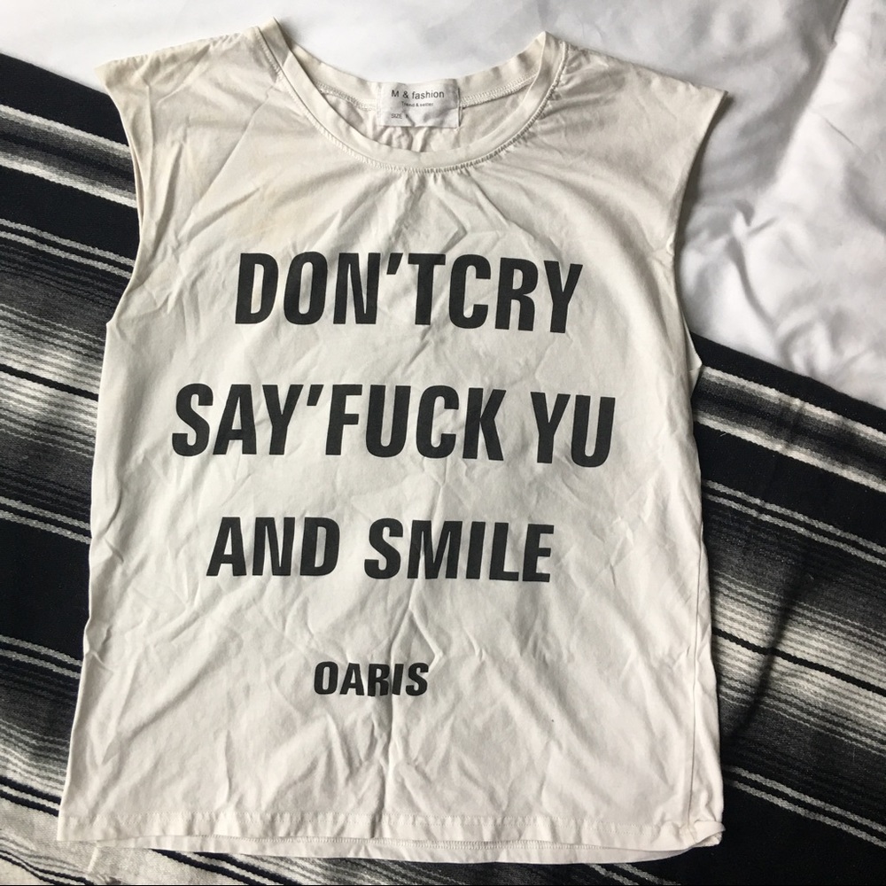 Don't Cry Muscle Tank