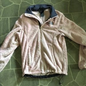 Light pink fleece north face