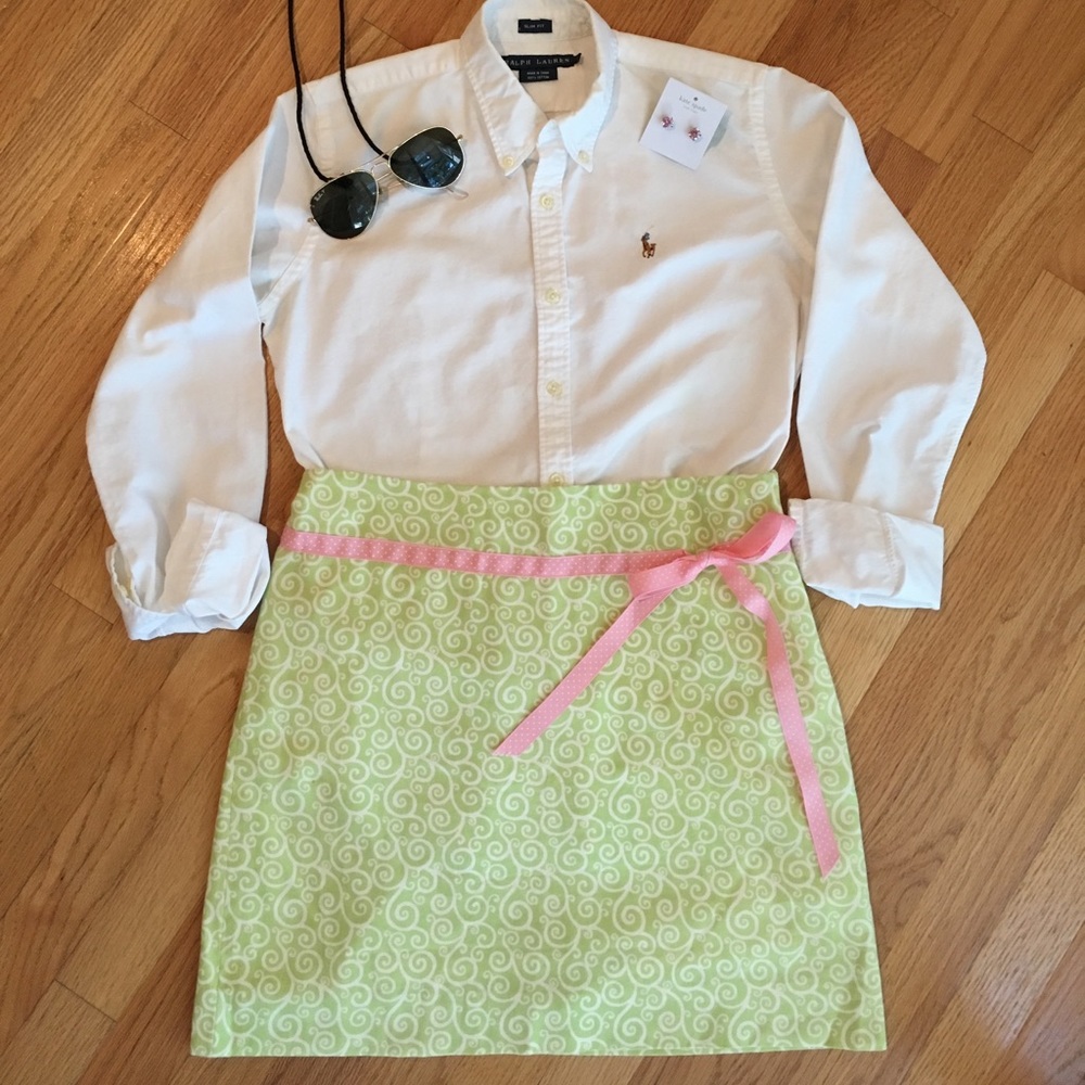 Molly B pink and green skirt