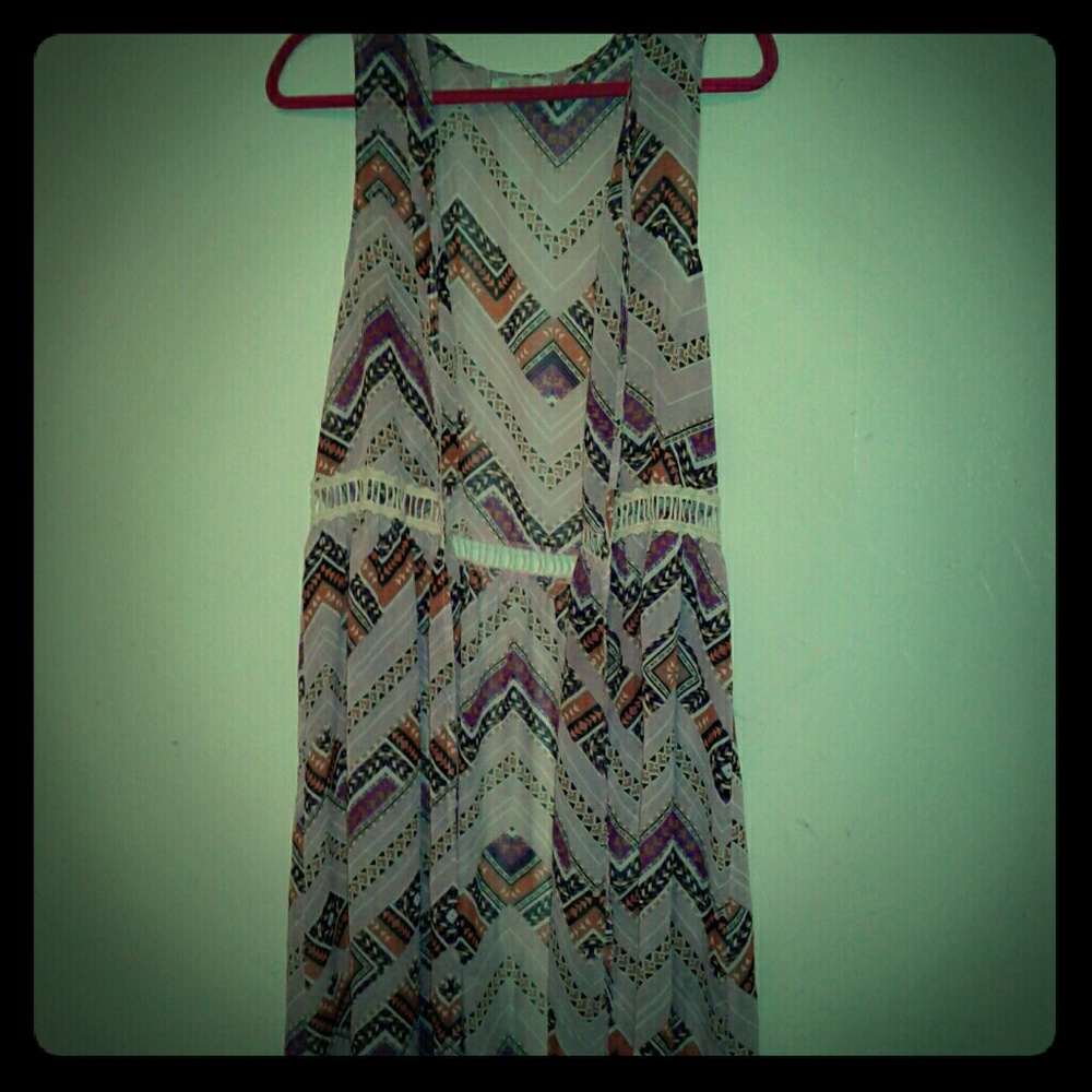 Boho Inspired Sleveless Kimono