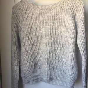 🚫sold🚫BRANDY MELVILLE KNIT SWEATER (grey)