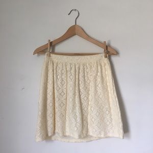 crochet mini skirt