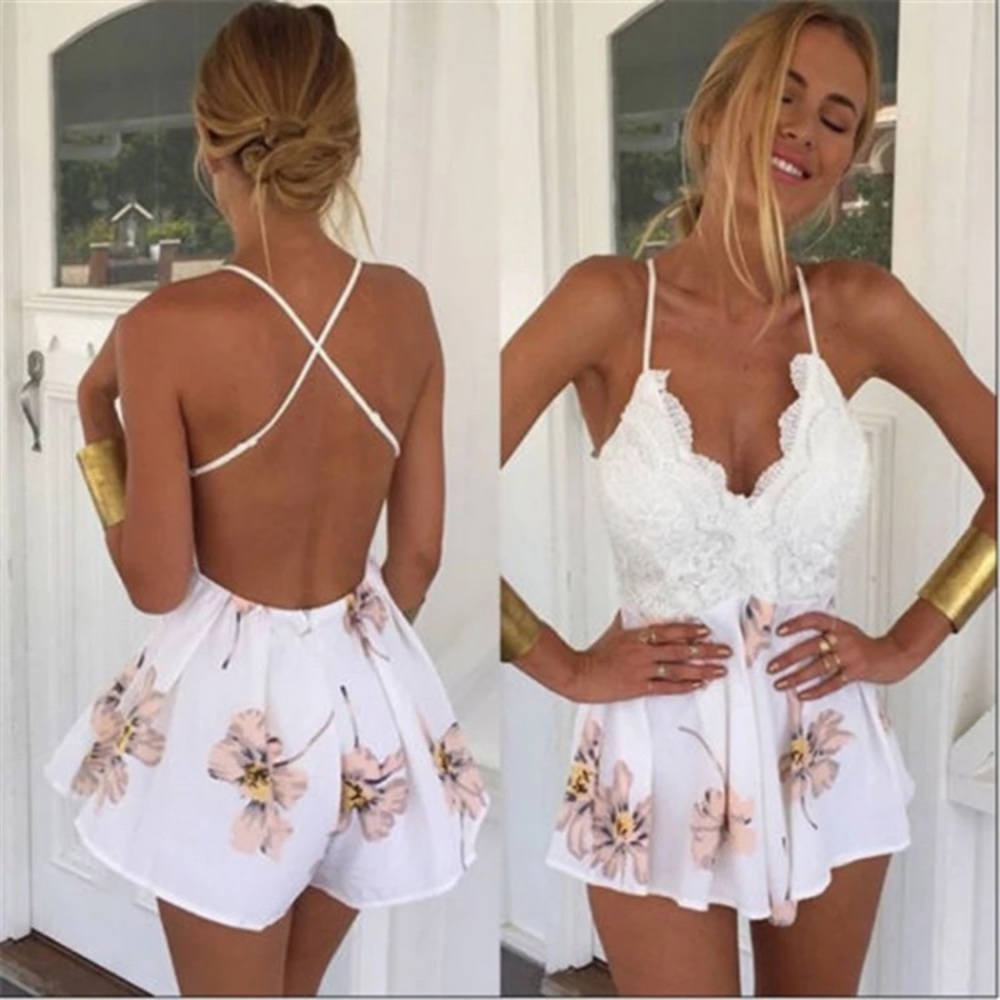 FLORAL ROMPER