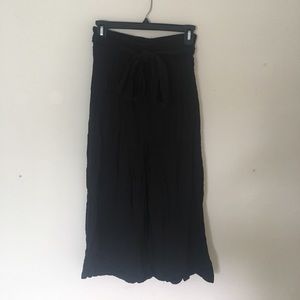 Free People Black Soft Culottes Size XS