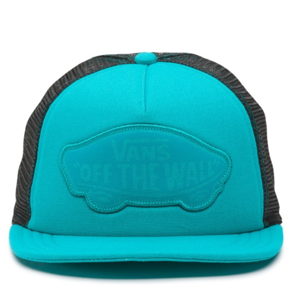 Blue and white Vans trucker hat💙