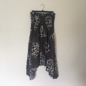 Free People Asymmetrical Midi Skirt with Pockets 6