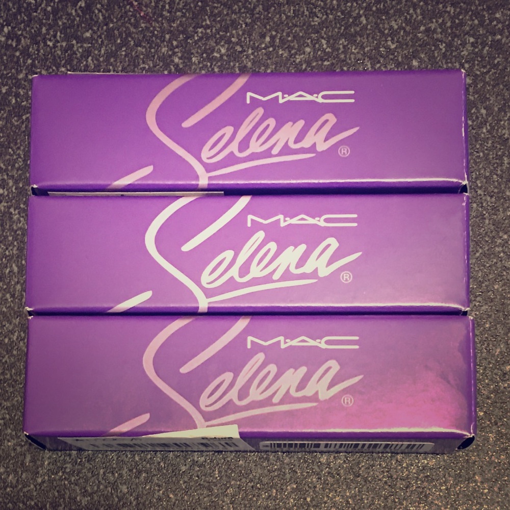 MAC Selena lipsticks, 3 brand new 100% authentic