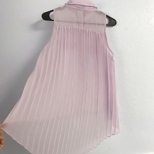 HIGH LOW LAVENDER BLOUSE