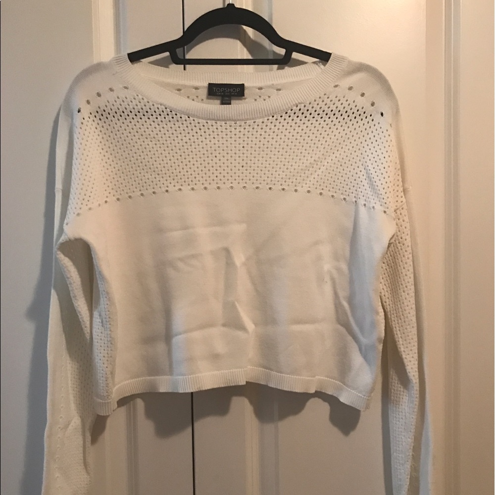 Top Shop Long Sleeve crop top