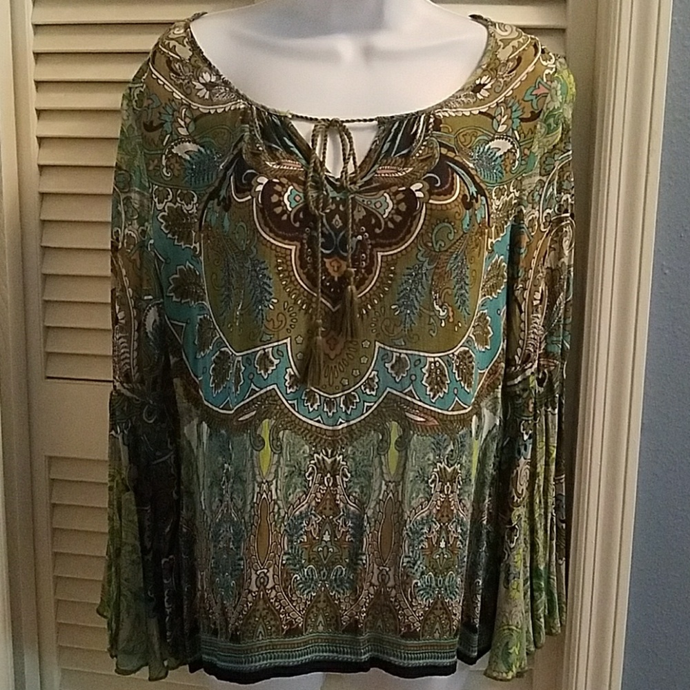 Boho peasant blouse