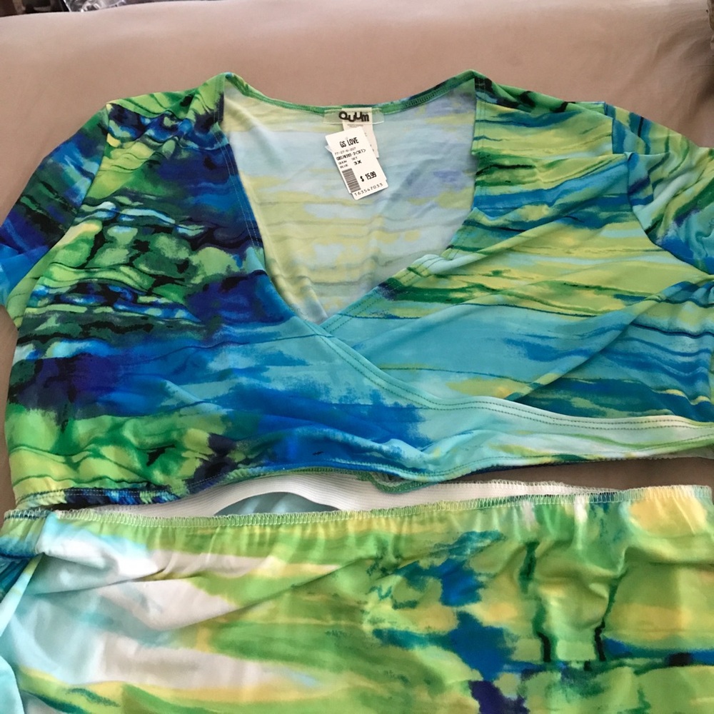 Tropical bathing suit