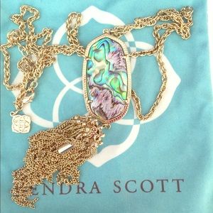 Kendra Scott Rayne necklace in Abalone Shell
