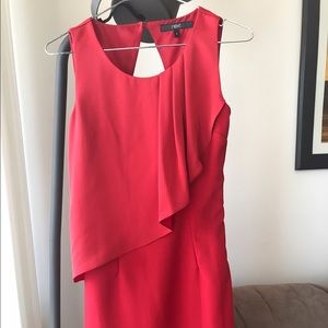 Stunning red ruffled dress