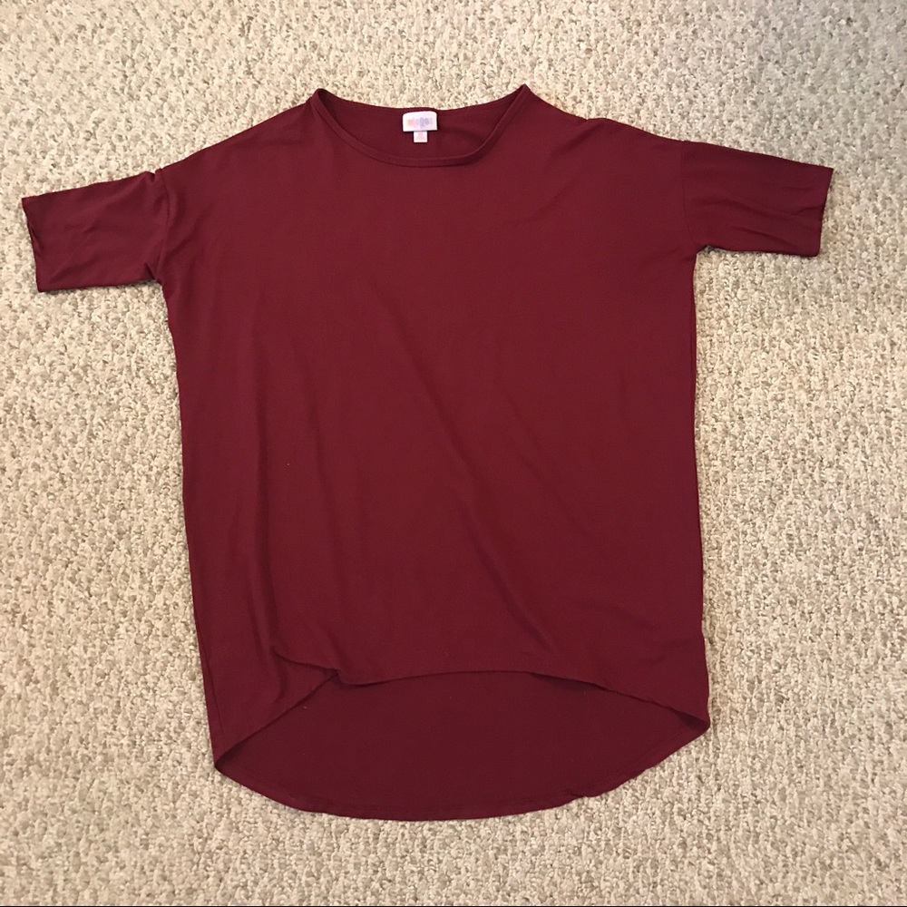 Burgundy leggings material Irma