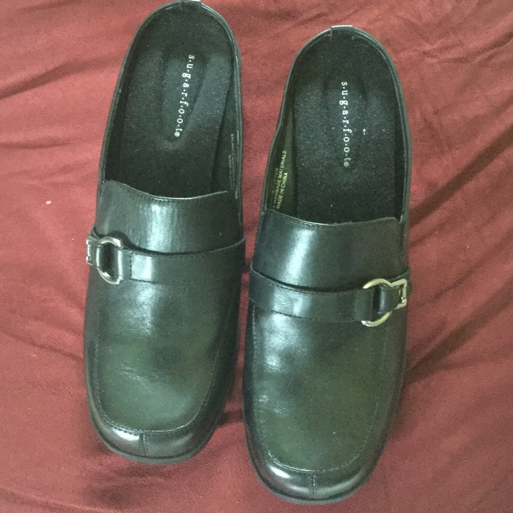Sugar Foot leather, sz 8.5, Jayden, mules
