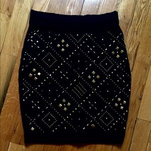 Bebe high waist bodycon skirt