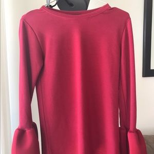 NWOT Style Mafia bell-sleeve top
