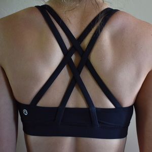 Lululemon Athletica Energy Bra Black Sz 4