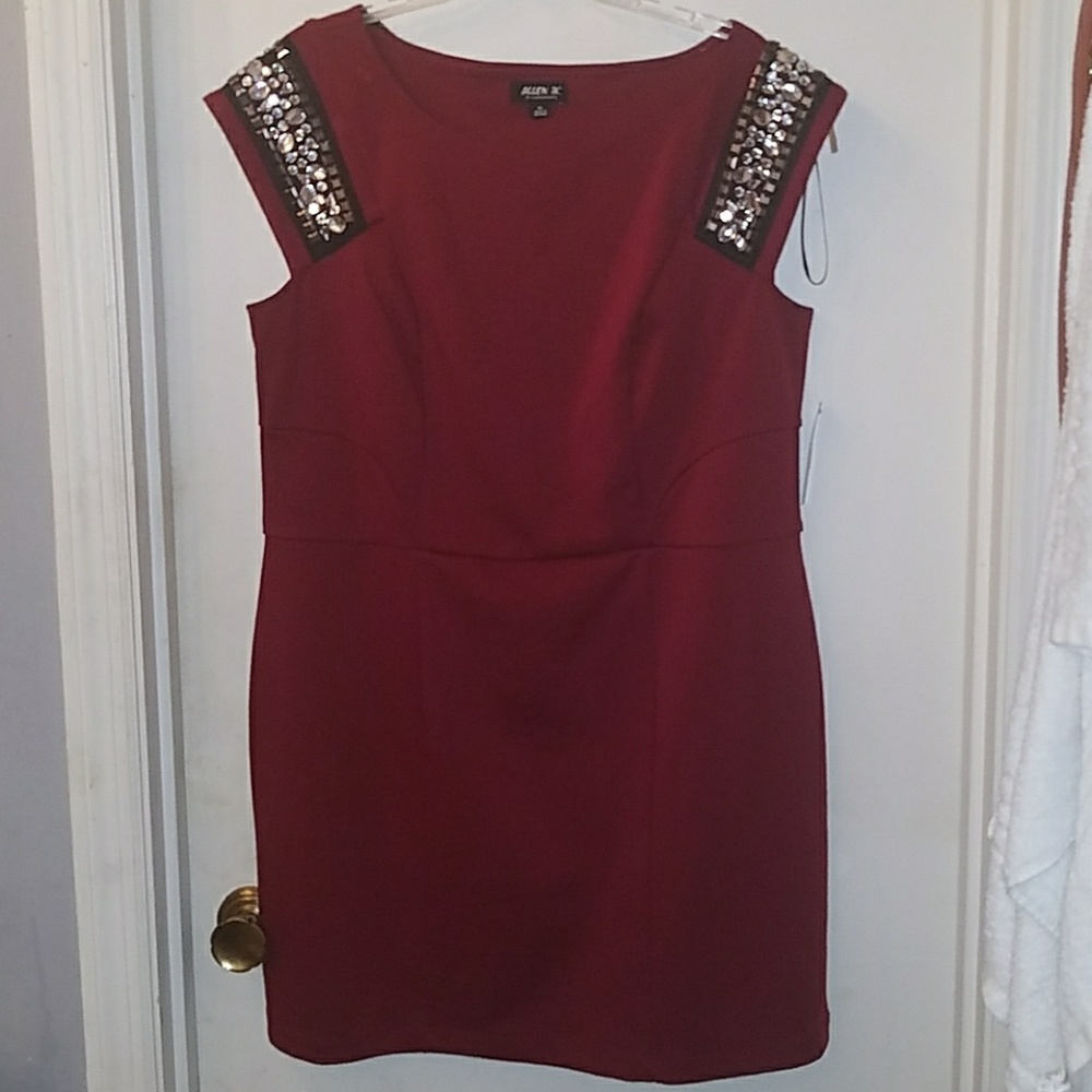 Burgundy Allen B Dress