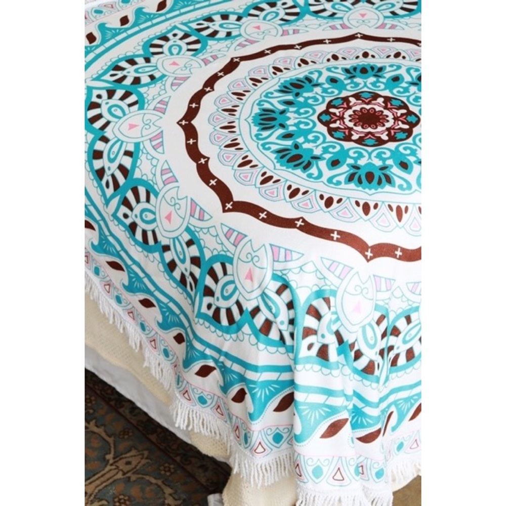 Boho Roundie Beach Coverup/Wrap/Towel/Tapestry - Picture 3 of 7