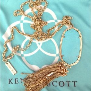 Kendra Scott Rayne necklace in turquoise