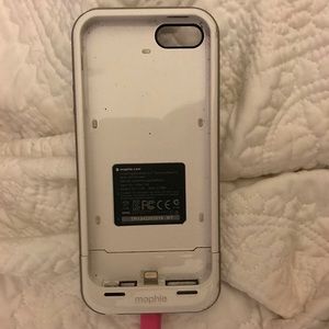 Mophie iPhone 5 chargeable case.