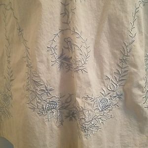 Embroidered white blouse