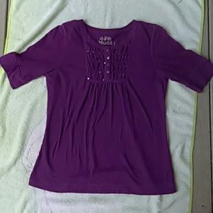 Mudd purple blouse