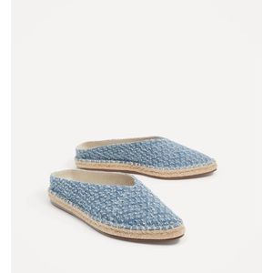 ZARA fabric mules 6.5
