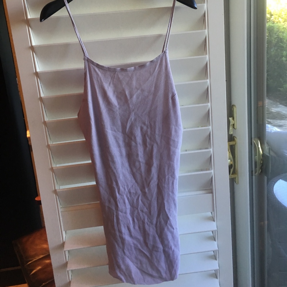 John Galt Lavender slip dress