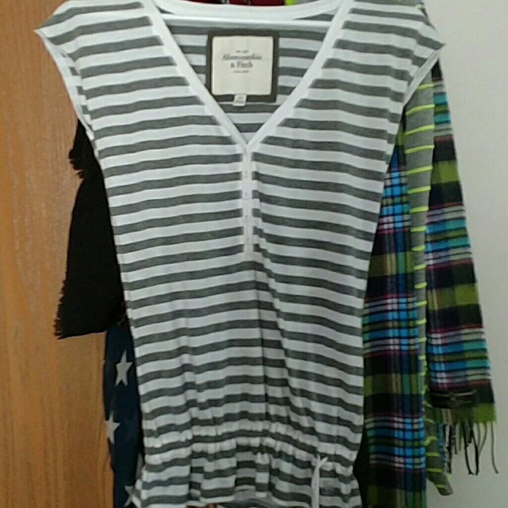 Abercrombie and Fitch striped tee