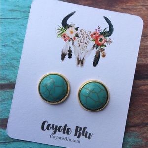 Turquoise Stud Earrings