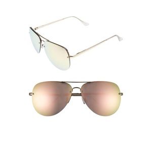 Quay muse gold/pink aviators
