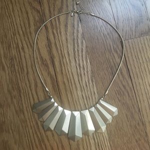 Gold statement necklace