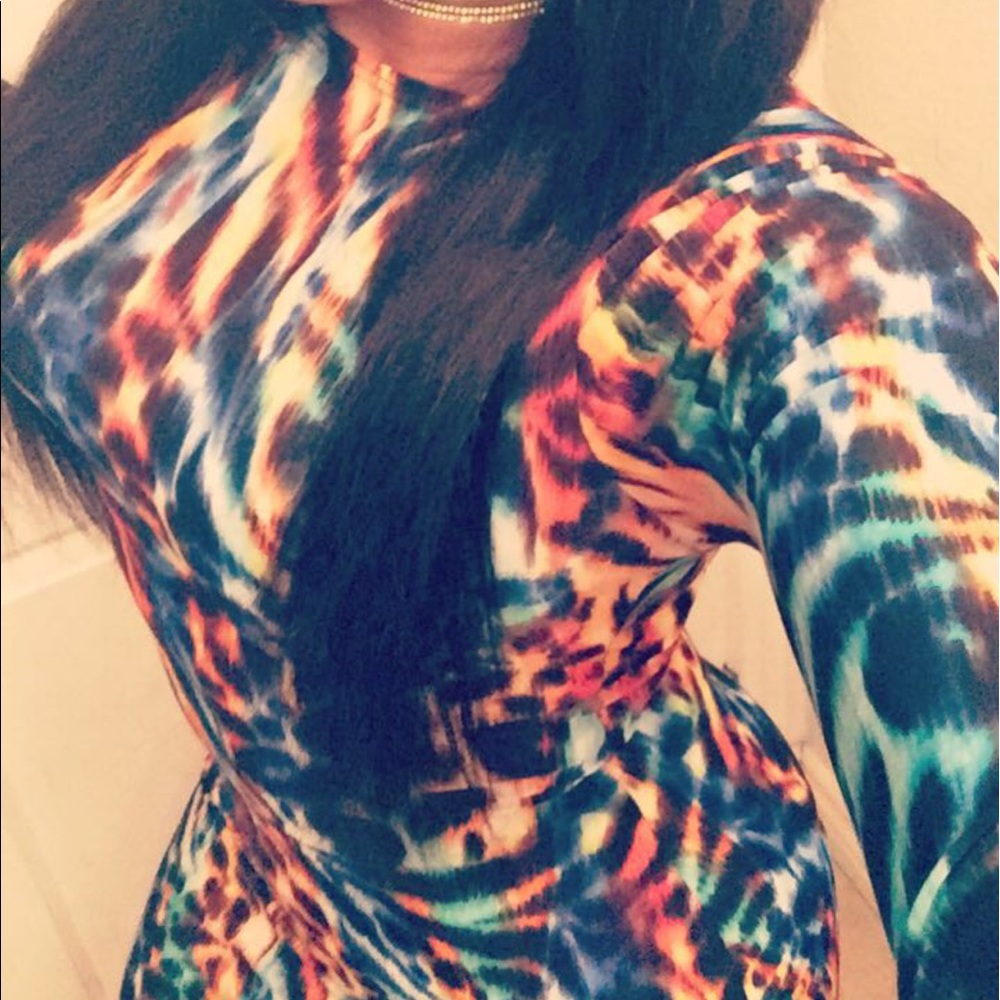 Sexy print dress