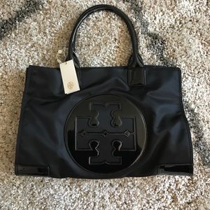 Tory Burch Black Ella Tote