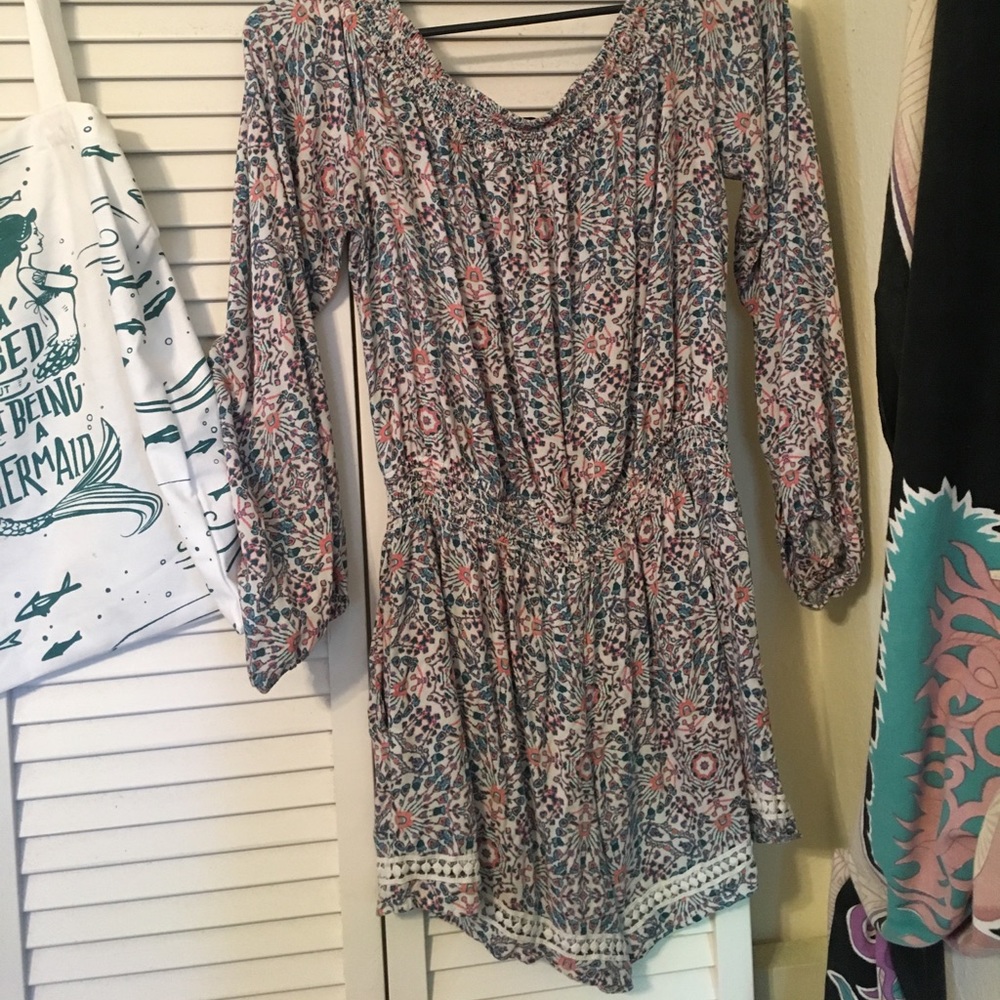Jessica Simpson summertime Longsleeve Romper