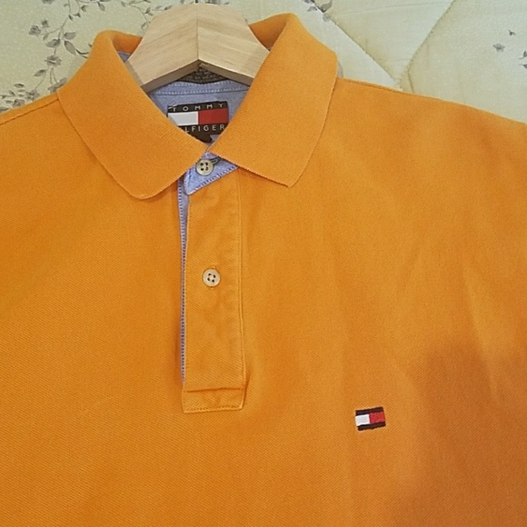 Orange Polo - Tommy Hilfiger - Picture 2 of 4