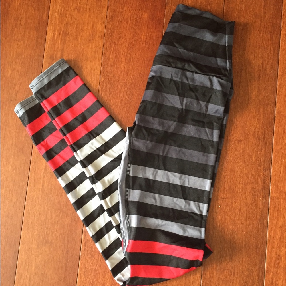 K-Deer "Jennifer" stripe leggings