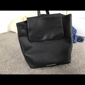 Pleather Black Victoria Secret backpack