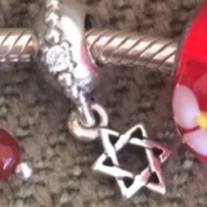 Jewish star pandora charm - rare!