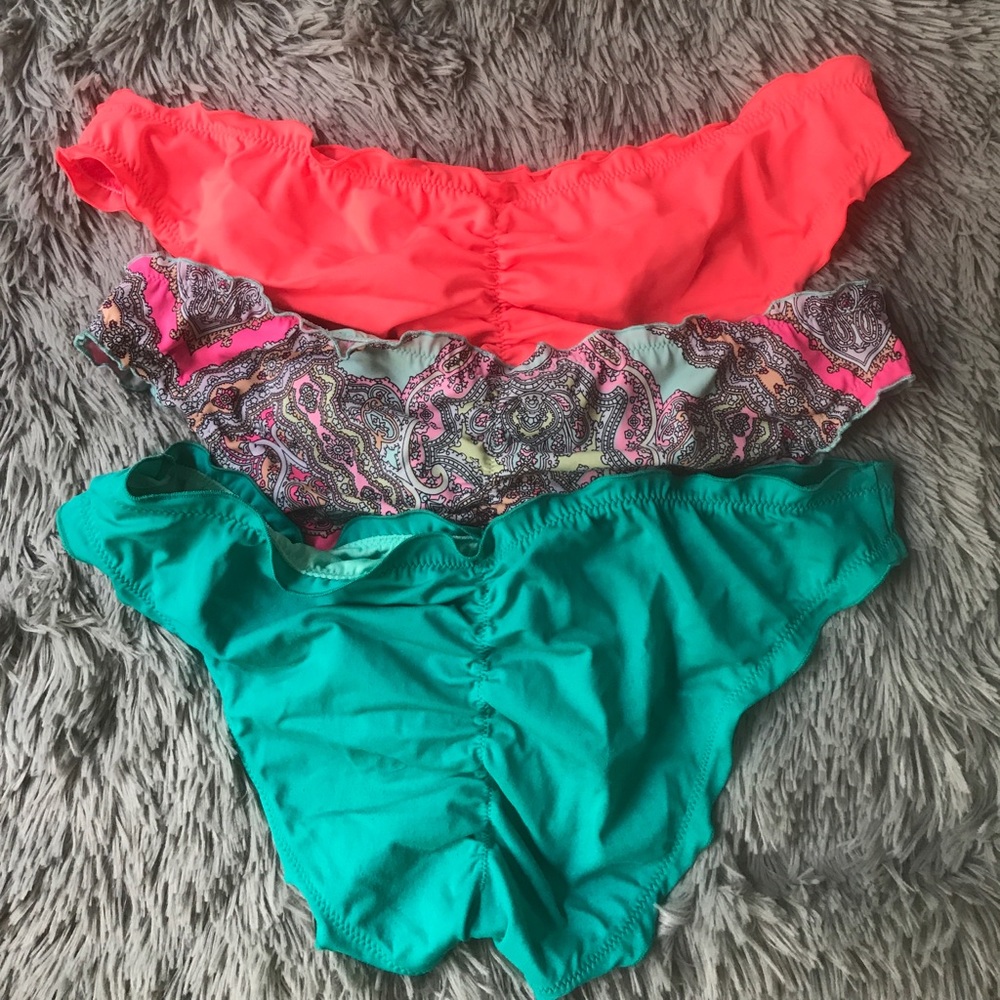 Victoria's Secret Ruffled  bikini bottom