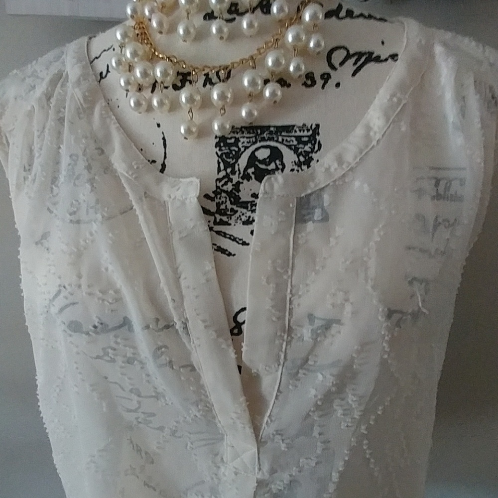American Eagle Sheer sleeveless Shirt