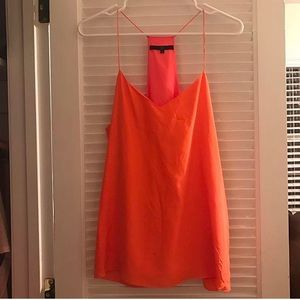Orange spaghetti strap top