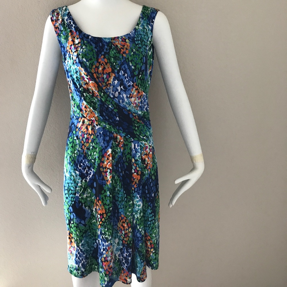 Cartise dress size 6 blue green