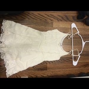 White Lacey romper