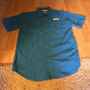 Boys Magellan outdoors button down shirt m 10-12