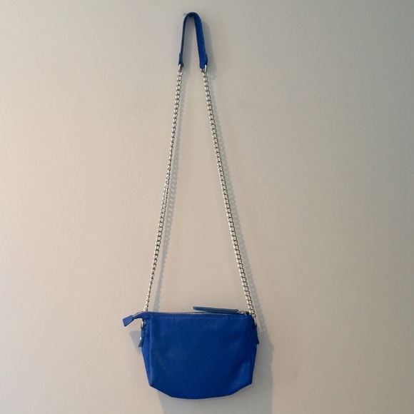 Forever 21 Handbags - Forever 21 blue and silver crossbody bag