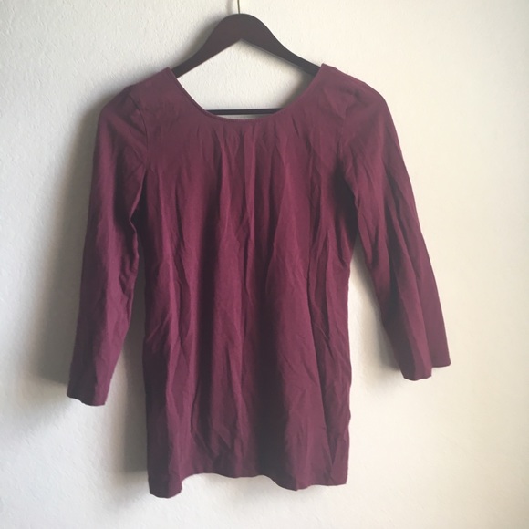 🔥 SALE 🔥 H&M 1/4 sleeve Boat neck top - Picture 1 of 4