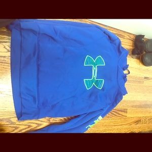 Blue under armor hoodie